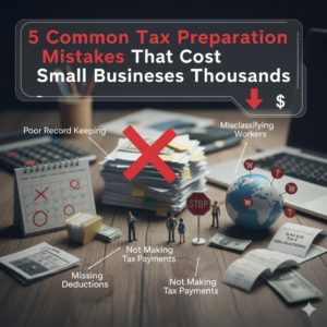 5 Common Tax Preparation Mistakes That Cost Small Businesses Thousands