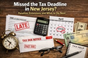 What Happens If You Miss the Tax Deadline in New Jersey Penalties, Extensions, and What to Do Next